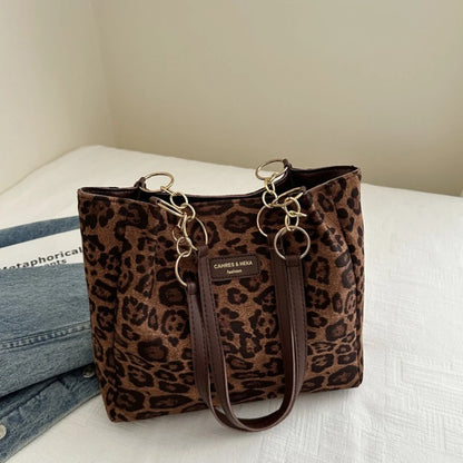 Large Capacity Underarm Bag Leather Handles Women S Commuter Office Shoulder Bags