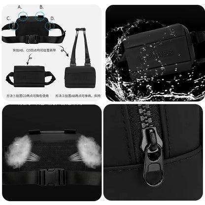 Couple S Chest Bag Outdoor Multi-Functional Single-Shoulder Phone Storage Waterproof Large-Capacity