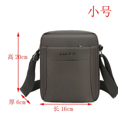 Single-Shoulder Bag Men Oxford Fabric Crossbody Cash Register Bag Women
