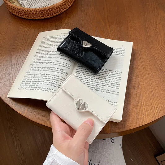 Cracked Leather Zipper Large-Capacity Ladies Wallet