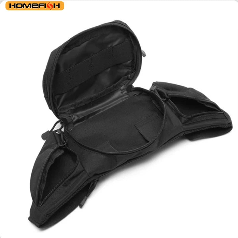 Tactical Sports Bag Homefish Outdoor Multi-Functional Waist Pack Cycling Commute Crossbody Bag