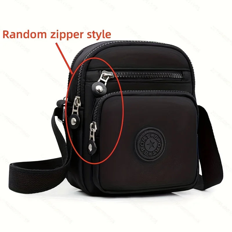 Oxford Cloth Crossbody Bag Women Multi-Pocket Messenger Bag