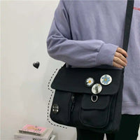 Black Large Badge