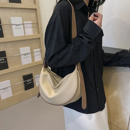 Crescent Crossbody Bag – Soft Vegan Leather Hobo Sling