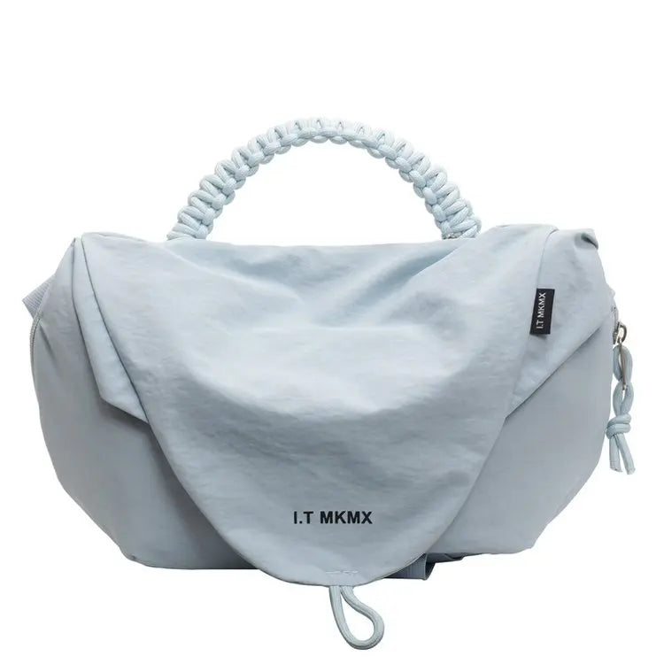 Stylish Oxford Crossbody Bag Adjustable Strap Large Capacity Messenger Work Daily Commute Fitness