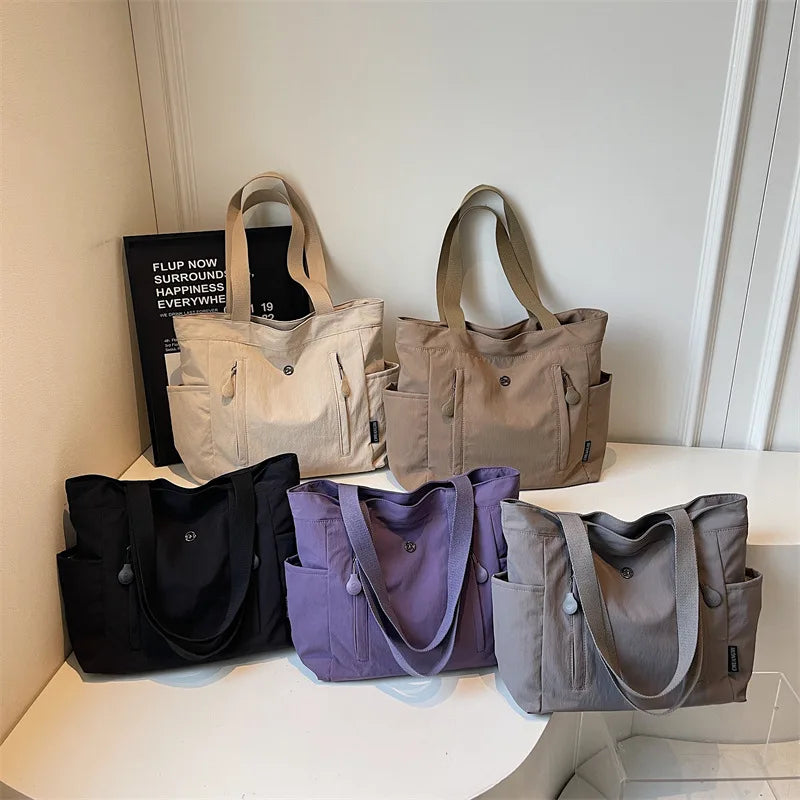 Waterproof Tote Bag for Women – Multi Pocket Large Capacity