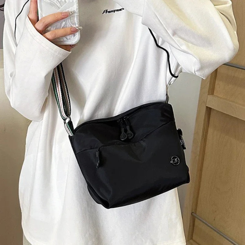 Ultra-Light Nylon Crossbody Bag Women Adjustable Wide Strap Lightweight S Casual Messenger