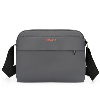 Men S Large-Capacity Single-Shoulder Bag Casual Sports Crossbody Bag Multi-Compartment Commuter