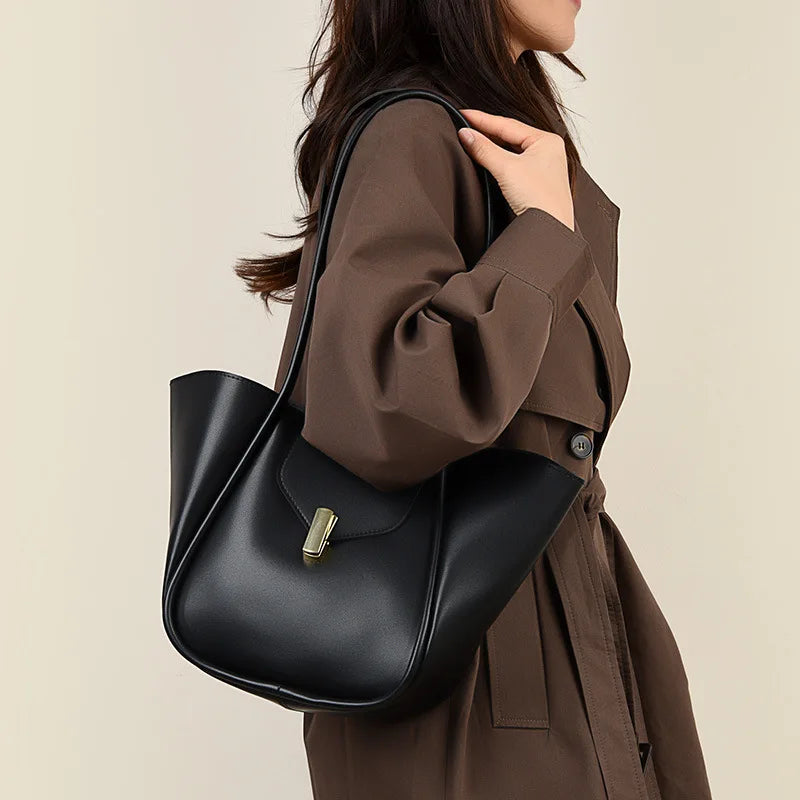 Large Capacity Tote Bag for Women – Work Shoulder Handbag with Pouch