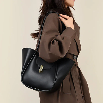 Large Capacity Tote Bag for Women – Work Shoulder Handbag with Pouch