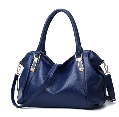 Trendy Casual Shoulder Crossbody Bag Homefish Solid Soft Large Capacity Handbag Women - Soft