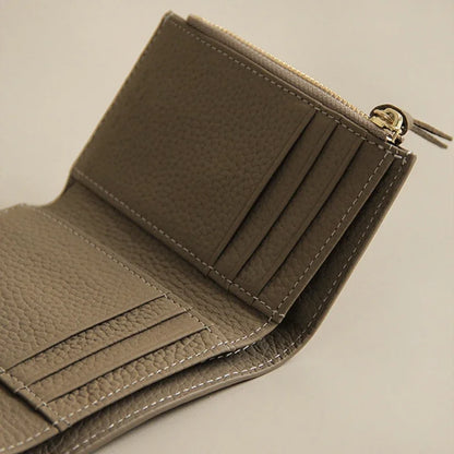 Pu Leather Small Women Wallet Luxury Envelope Card Holder Brand Designer Multipurpose Zip Coin