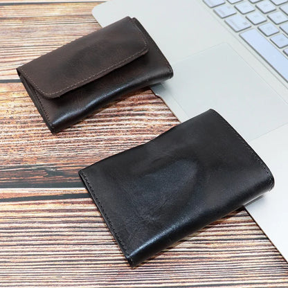 Leather Plant-Tanned Hand Luxury Paint Old Card Bag Creative Multi-Functional Coin Wallet Driver S