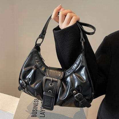 Y2k Retro Pleated Hobo Shoulder Bag Women Selling Maillard Style Underarm Clutch Handbags Travel