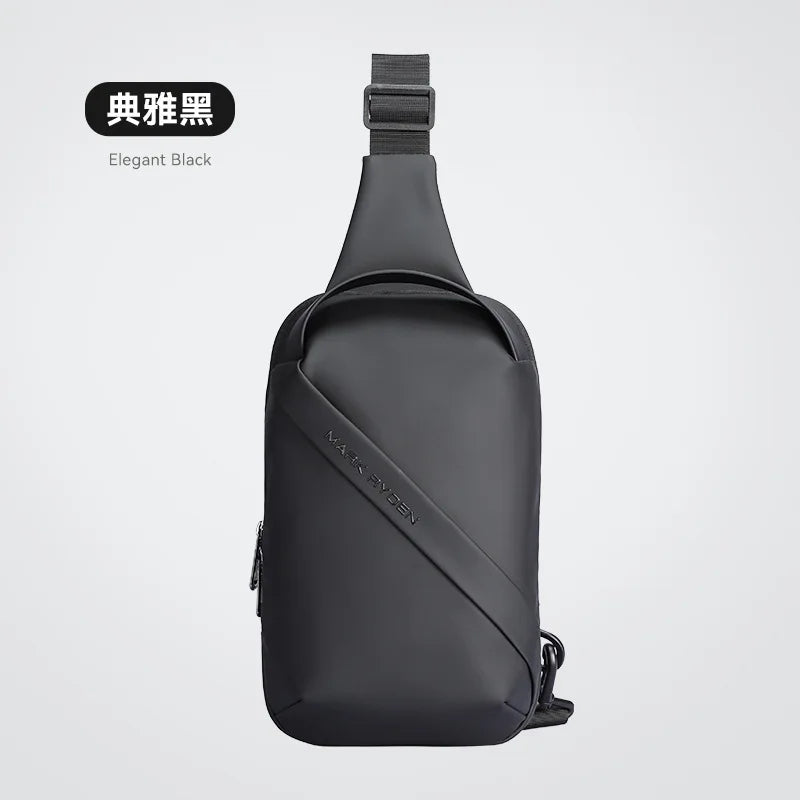 Men S Chest Bag Leisure Sports Shoulder Multi-Function Large Capacity Handheld Cross-Body