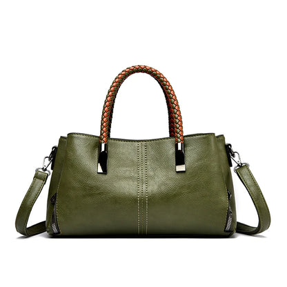 Luxury Designer Handbag for Women – 3-Layer Soft PU Leather Tote & Crossbody Bag