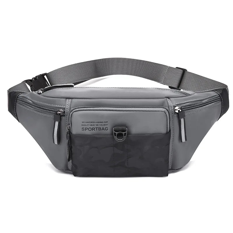 Oxford Waterproof Waist Bag Sports Running Mobile Phone Storage Large Capacity Multifunctional