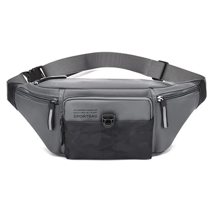 Oxford Waterproof Waist Bag Sports Running Mobile Phone Storage Large Capacity Multifunctional