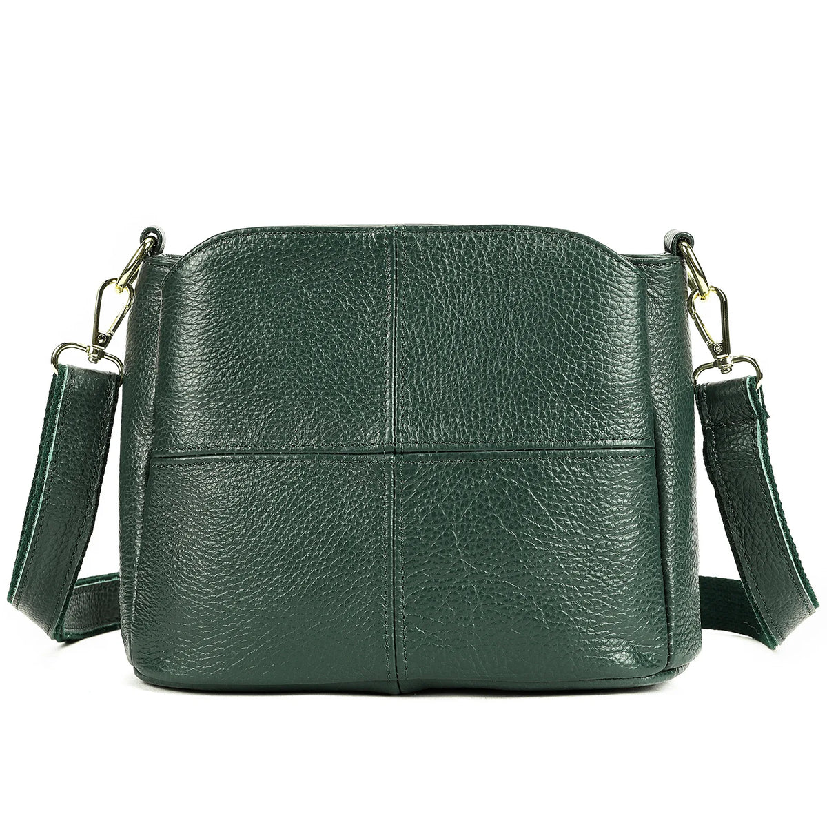 Top-Grain Cowhide Single-Shoulder Bag Bucket Bag Genuine Leather Large-Capacity Single-Shoulder