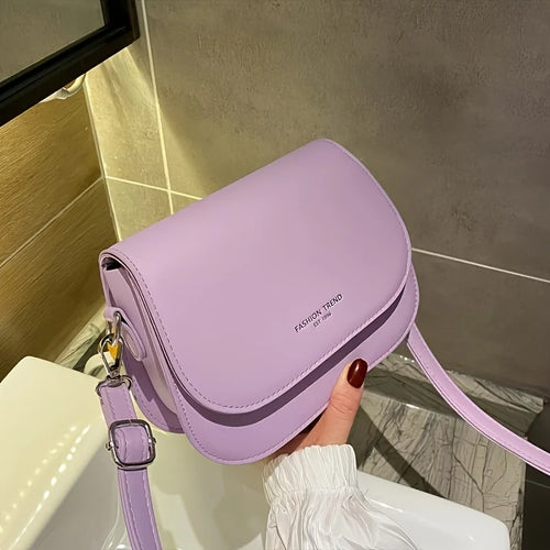 Vegan Leather Crossbody Bag for Women – Structured Shoulder Bag