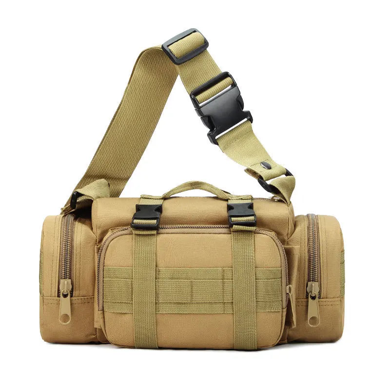 Camo Outdoor Crossbody Handbag Large Capacity Wear-Resistant Oxford Cloth Tactical One Shoulder