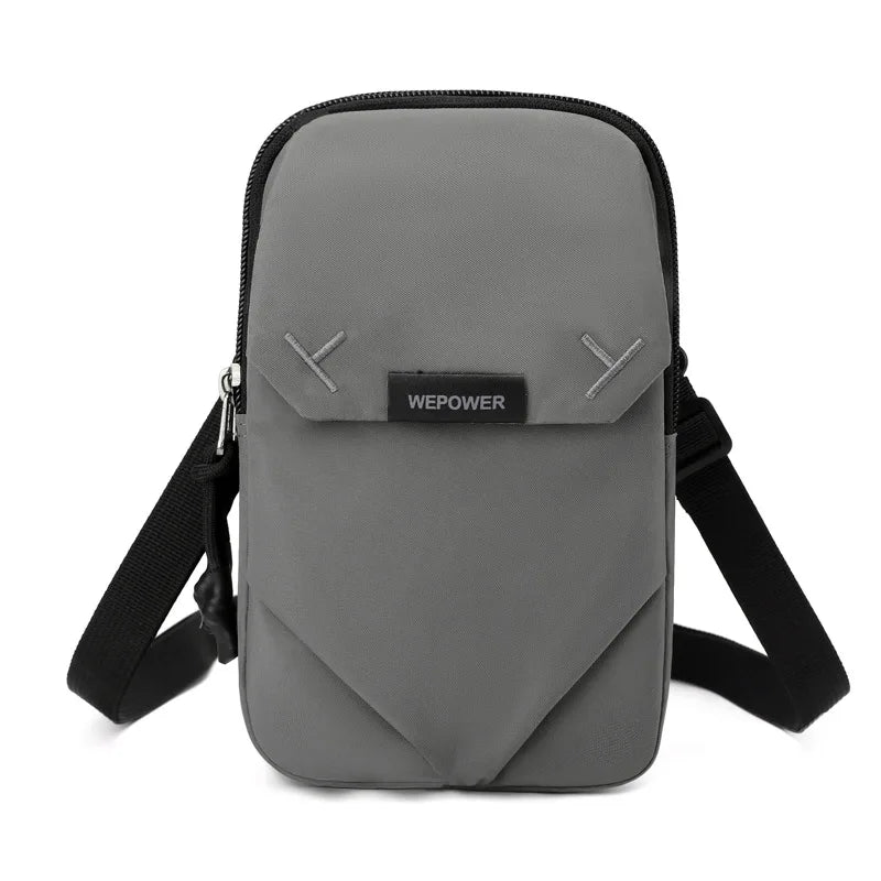 Waterproof Nylon Square Casual Single-Shoulder Bag Mobile Phone Storage Waist Bag Cycling