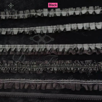 Decorative Ruffle Lace Trim Ribbon for Ita Bag DIY