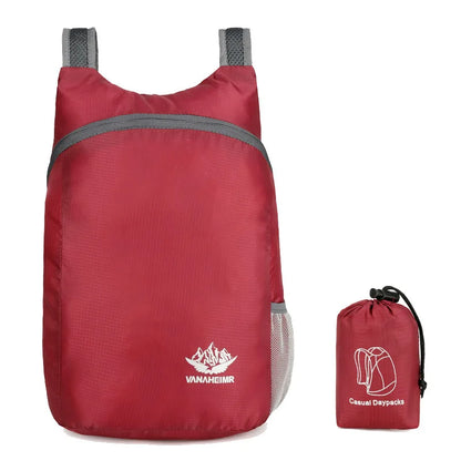 Ultra-Light Portable Travel Waterproof Folding Storage Backpack - Waterproof