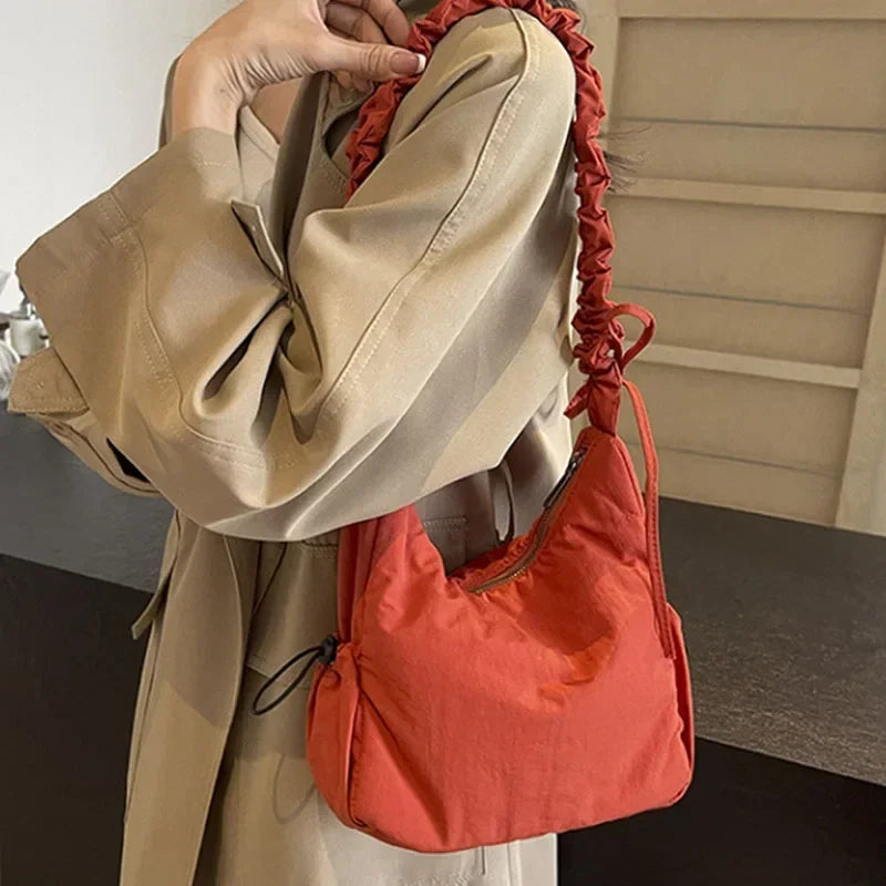 High-Quality Nylon Women S Shoulder Bag Work Style Casual Crossbody Trend Y2k Handbags Travel