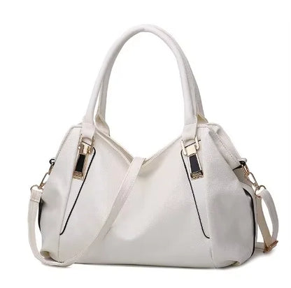 Trendy Casual Shoulder Crossbody Bag Homefish Solid Soft Large Capacity Handbag Women - Soft