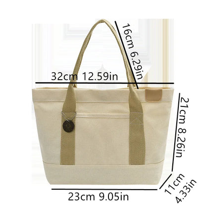 Canvas Tote Bag for Women – Casual Everyday Handbag
