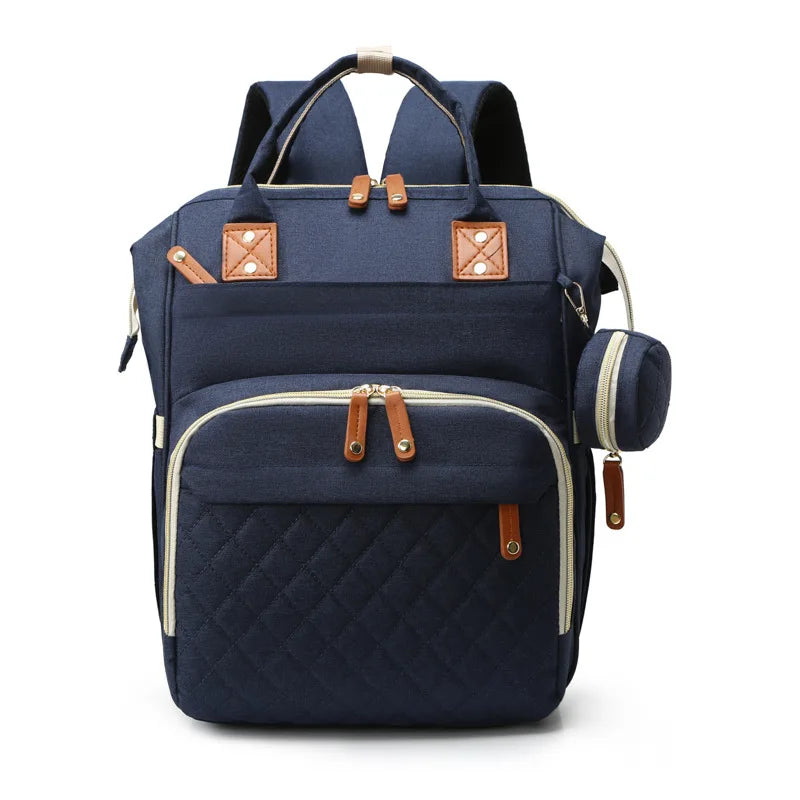 Large Diaper Bag Backpack – Multifunctional Mommy Bag with Insulated Pockets