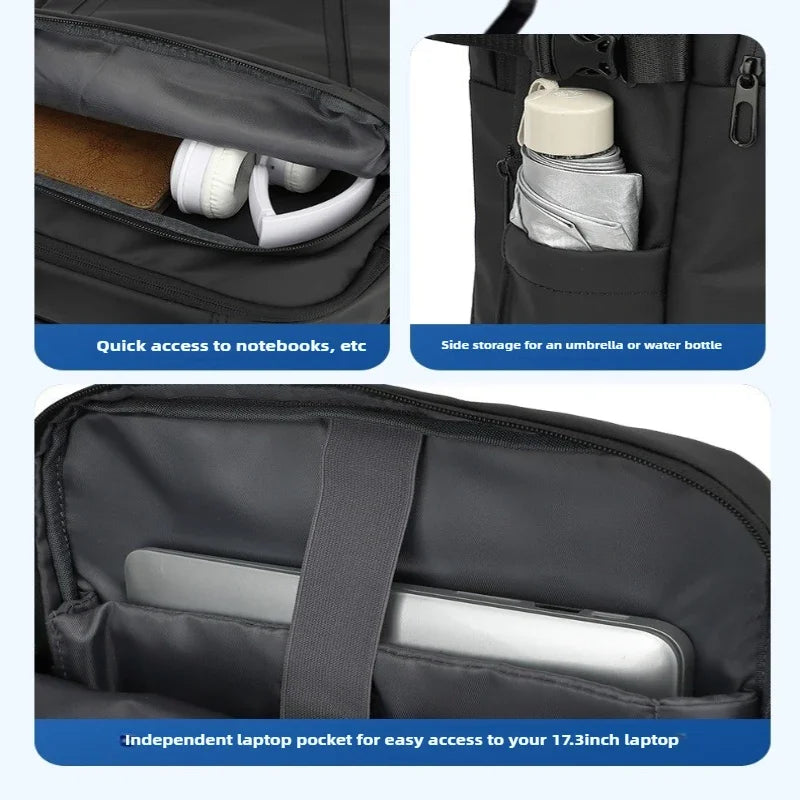 Waterproof Laptop Bag Backpack Vacuum Casual Large Capacity - Waterproof