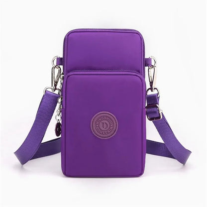 Multi-Pocket Crossbody Phone Bag – Lightweight Sling Purse with Adjustable Strap