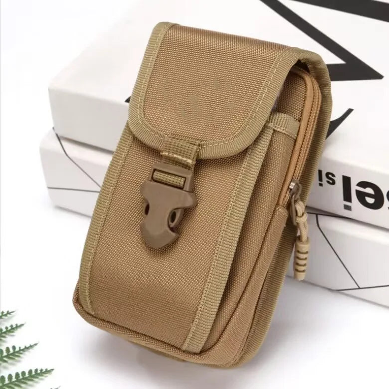 7-Inch Mobile Phone Waist Bag Wear-Resistant Oxford Fabric Belt Waist Bag Waist Hanging Bag Mobile