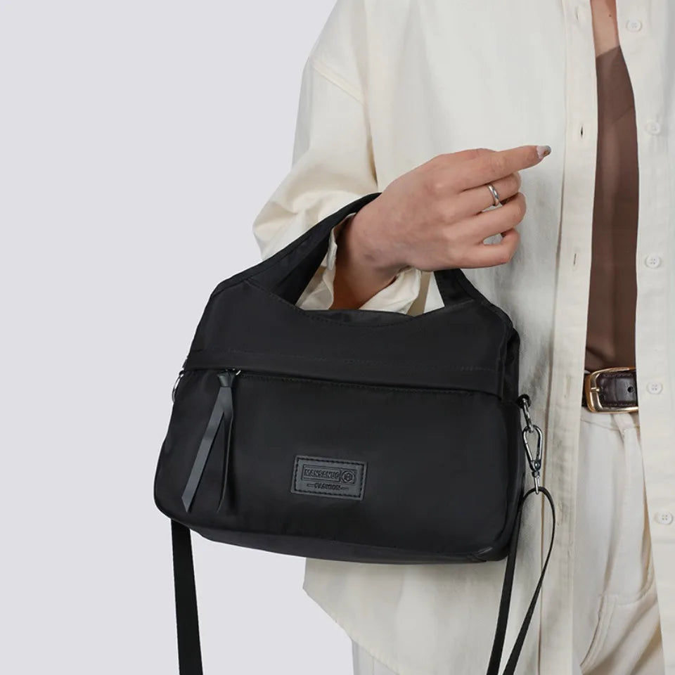 Women's Crossbody Shoulder Bag – Casual Oxford Cloth Handbag
