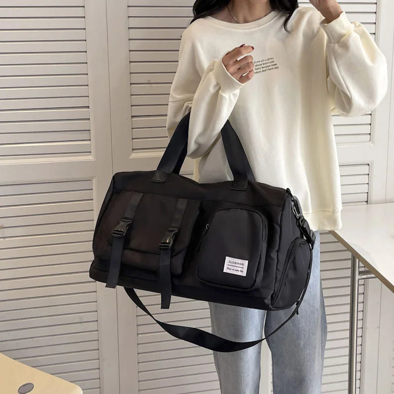 Waterproof Duffle Bag – Dry Wet Shoe Compartment Gym & Travel Bag