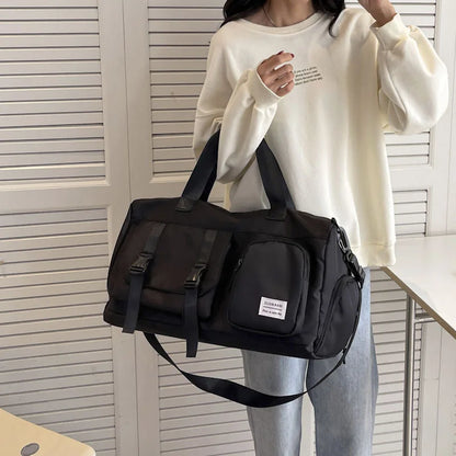 Waterproof Duffle Bag – Dry Wet Shoe Compartment Gym & Travel Bag