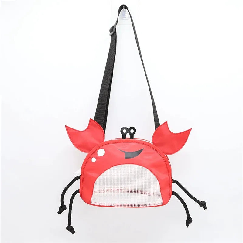 Crab Shaped Crossbody Bag Cute Novelty Beach Shoulder Bag
