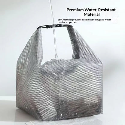 Unisex Waterproof Drawstring Storage Bag Large Capacity Swimming Toiletry Pouch Gym Laundry Bathroom