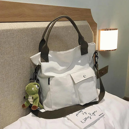 Canvas Tote Bag for Women – Shoulder & Crossbody Handbag