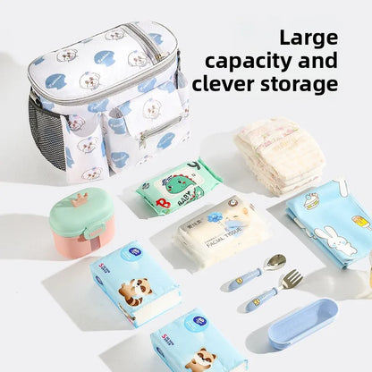Stroller Organizer Bag with Clear Phone Pocket & Cup Holders