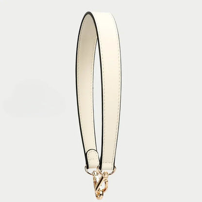 100 Genuine Leather Bag Strap Handbags Handles Handbag Short Purse Golden Buckle Replacement Belt