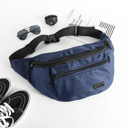Men S Crossbody Bag Large Capacity Leisure Sports Chest Waterproof Oxford Cloth Riding Outdoor