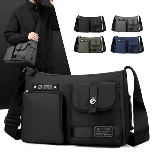 Men S One Shoulder Cross Body Casual Trend Outdoor Backpack Large Capacity Bag