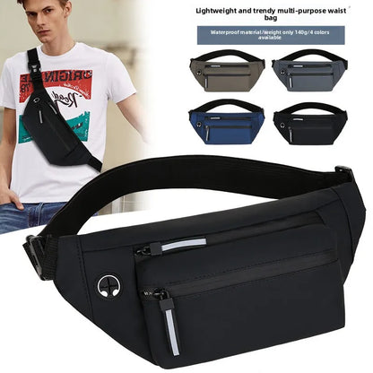 Outdoor Mobile Phone Waist Bag Retro Waterproof Cycling Men S Oblique Across Chest Dry Flexible
