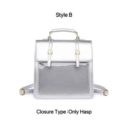 Transparent Ita Backpack – JK Lolita Messenger Crossbody Bag