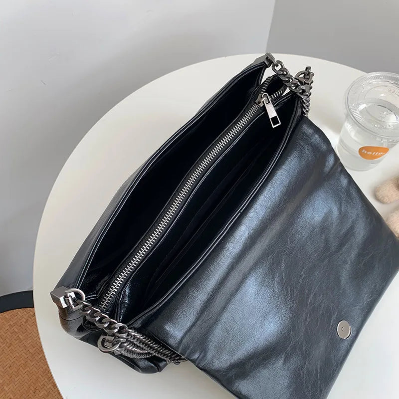 Large Capacity Chain Cross-Body Multi-Function Shoulder Tote Bag