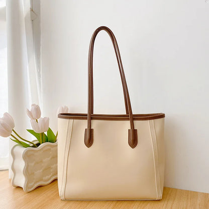 Vintage Tote Bag – Modern Spacious Shoulder Handbag for Women