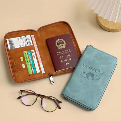 Zipper Passport Bag Air Ticket Boarding Pass Document